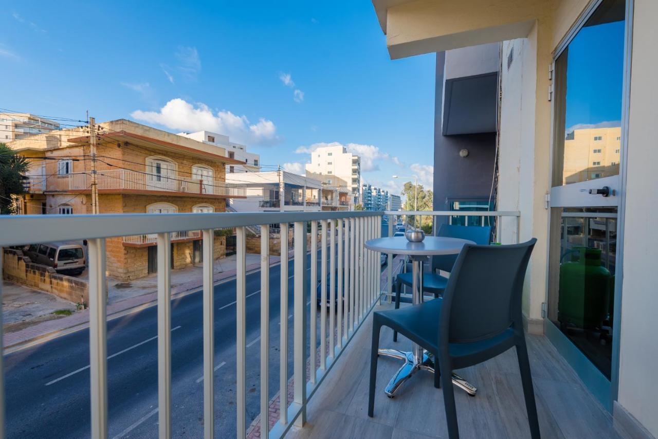 Sh5A-Qawra Prime Location 2 Bedroom Apartment St. Paul's Bay Buitenkant foto